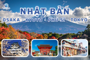 Hà Nội – Osaka – Kyoto – Phú Sĩ – Tokyo 6 Ngày 5 Đêm