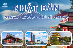 Hà Nội – Osaka – Kyoto – Phú Sĩ – Tokyo 6 Ngày 5 Đêm