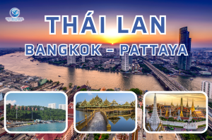 Bangkok – Pattaya – Muang Boran – Núi Phật – Chùa Vàng 5 Ngày 4 Đêm